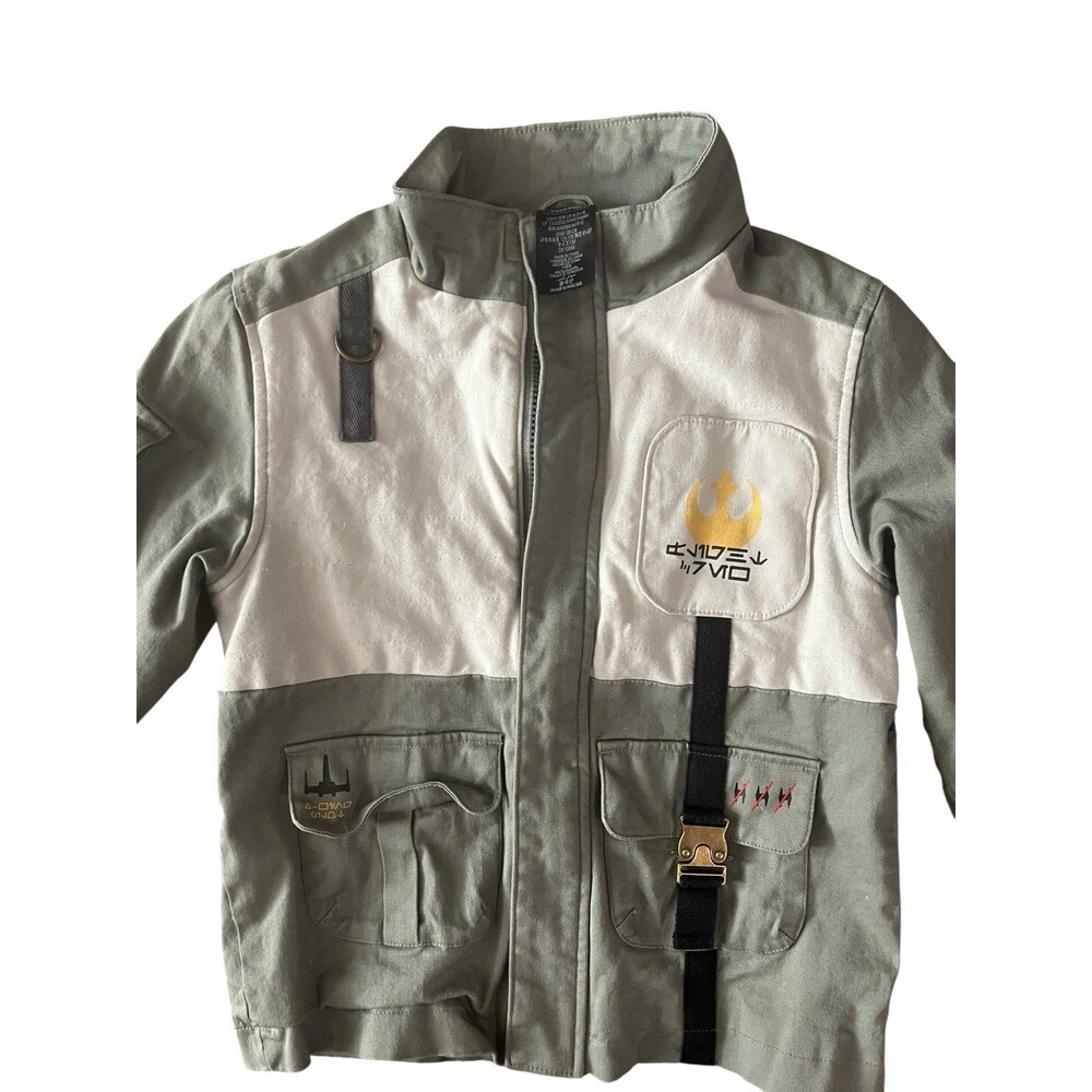 Disney Star Wars Galaxy's Edge Resistance Flight Pilot Jacket Youth M